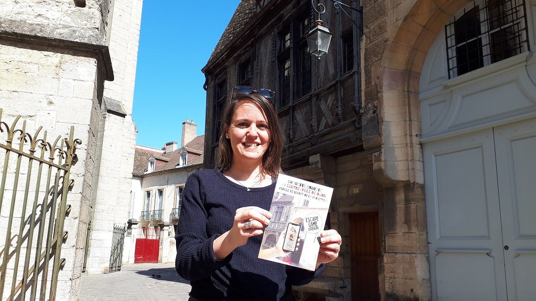 Cécile Casteli vient de publier un 3eme livre-jeux pour redécouvrir Dijon de manière ludique 